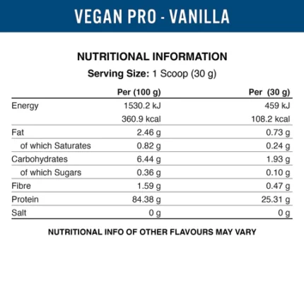 Vegan Pro 2.1kg Nutritionals Vanilla 1000x1000 f9aab2ce 9eb8 4945 b939 6c6785b153dd 480x480