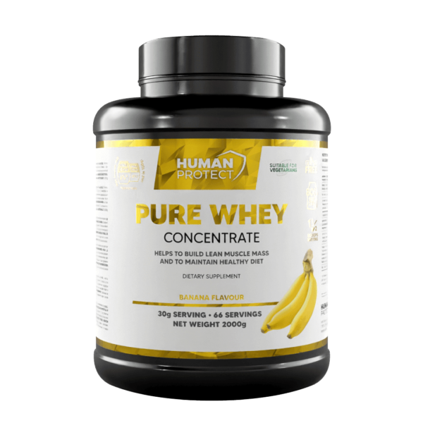 Human protect pure whey concentrate banana