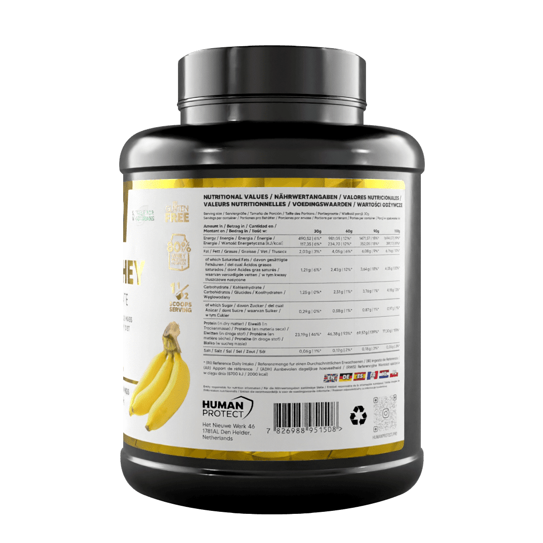 Human protect pure whey concentrate banana2